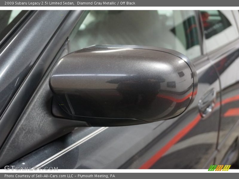 Diamond Gray Metallic / Off Black 2009 Subaru Legacy 2.5i Limited Sedan