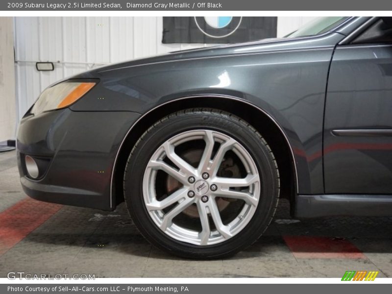 Diamond Gray Metallic / Off Black 2009 Subaru Legacy 2.5i Limited Sedan