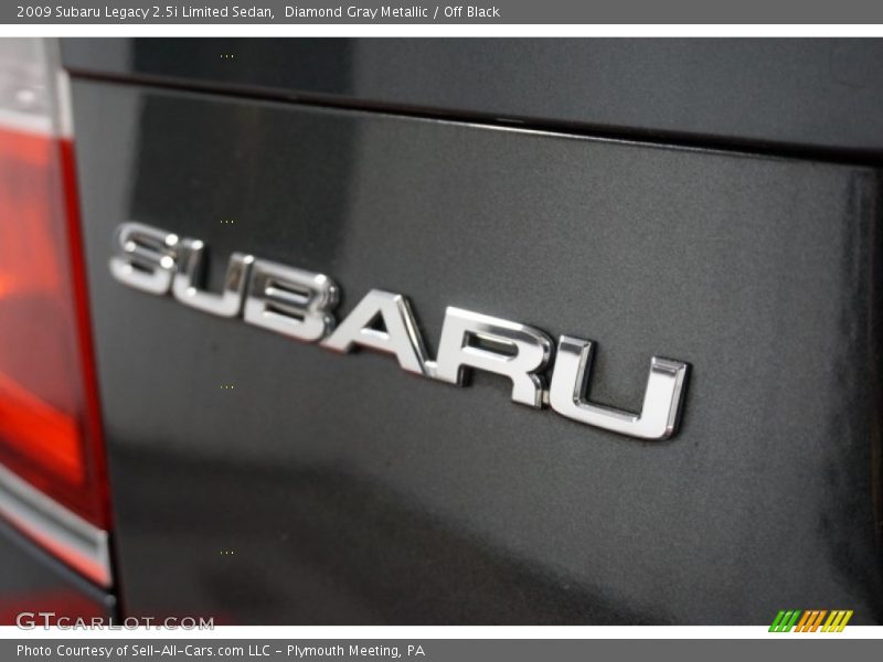Diamond Gray Metallic / Off Black 2009 Subaru Legacy 2.5i Limited Sedan