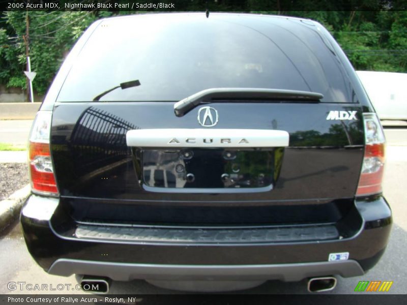 Nighthawk Black Pearl / Saddle/Black 2006 Acura MDX