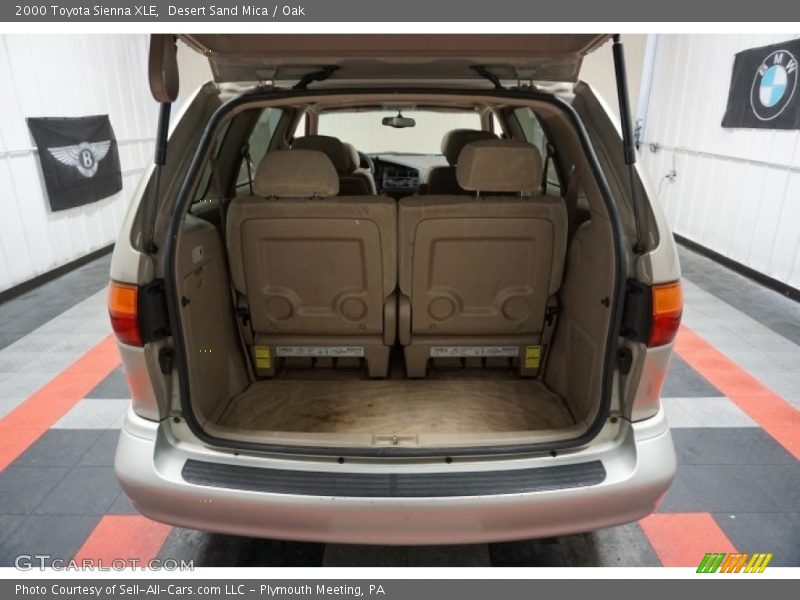 Desert Sand Mica / Oak 2000 Toyota Sienna XLE