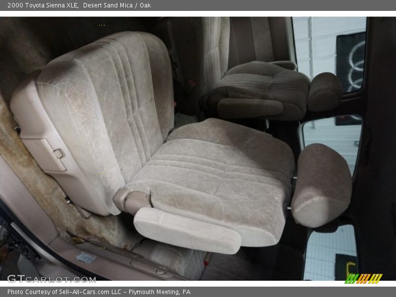 Desert Sand Mica / Oak 2000 Toyota Sienna XLE