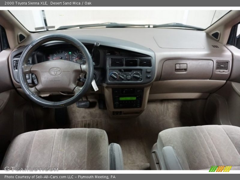 Desert Sand Mica / Oak 2000 Toyota Sienna XLE