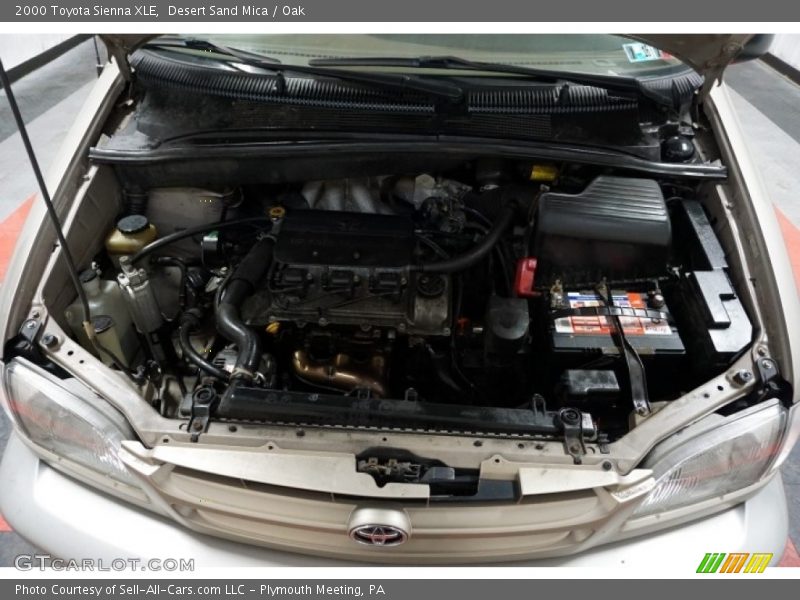 Desert Sand Mica / Oak 2000 Toyota Sienna XLE