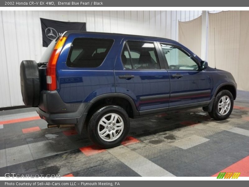 Eternal Blue Pearl / Black 2002 Honda CR-V EX 4WD