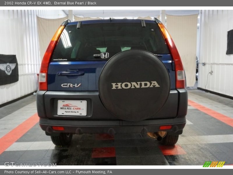 Eternal Blue Pearl / Black 2002 Honda CR-V EX 4WD