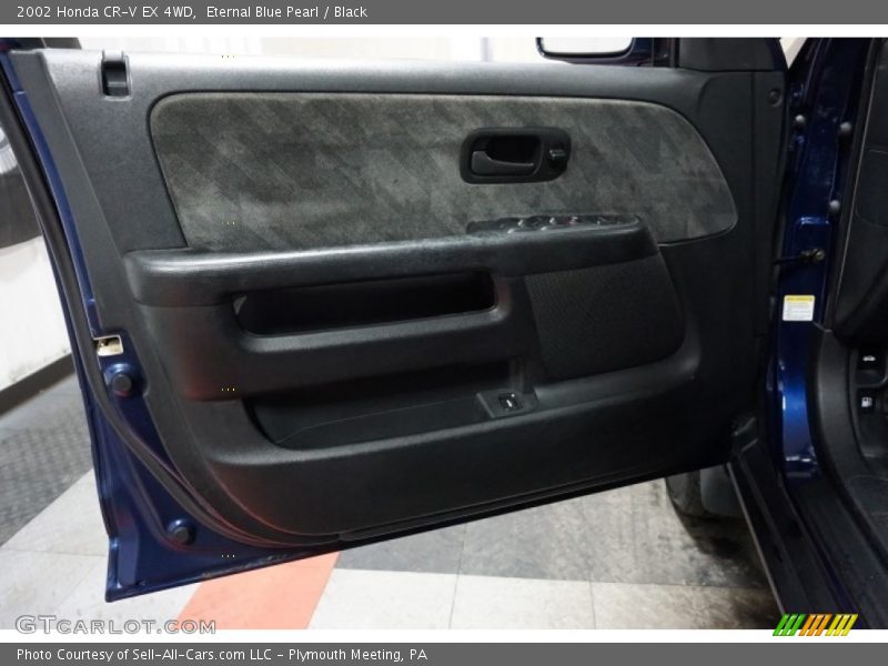 Eternal Blue Pearl / Black 2002 Honda CR-V EX 4WD
