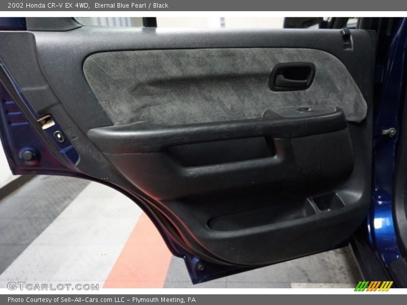 Eternal Blue Pearl / Black 2002 Honda CR-V EX 4WD