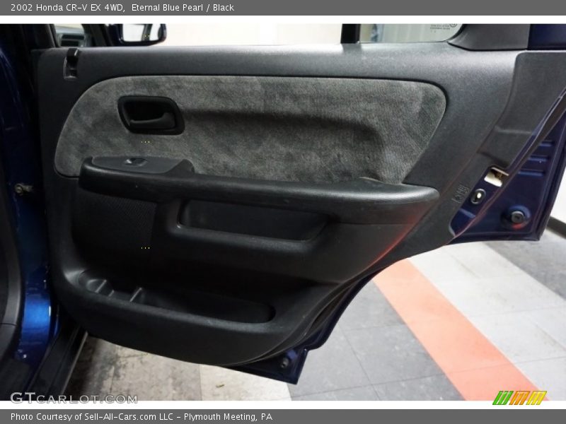 Eternal Blue Pearl / Black 2002 Honda CR-V EX 4WD