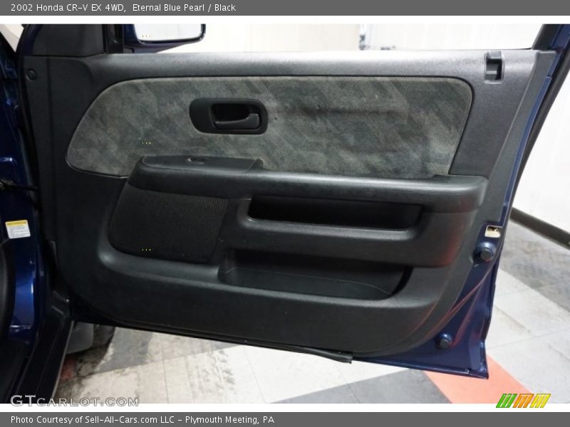 Eternal Blue Pearl / Black 2002 Honda CR-V EX 4WD