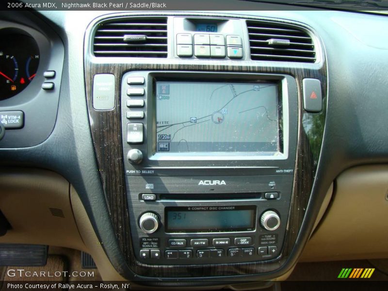 Nighthawk Black Pearl / Saddle/Black 2006 Acura MDX