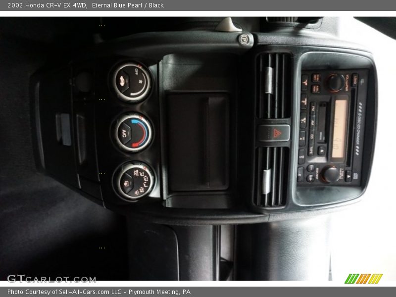 Eternal Blue Pearl / Black 2002 Honda CR-V EX 4WD