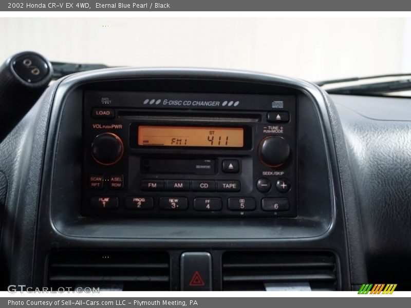 Eternal Blue Pearl / Black 2002 Honda CR-V EX 4WD