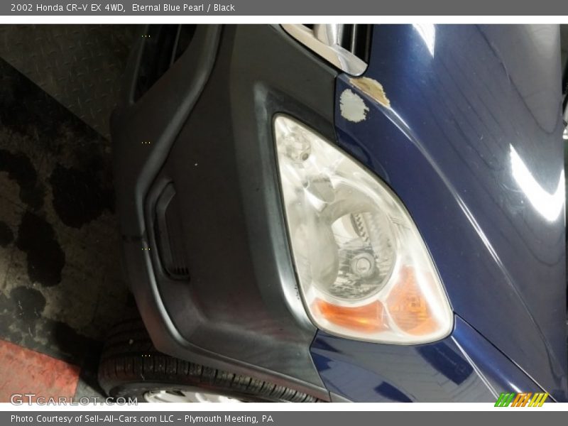 Eternal Blue Pearl / Black 2002 Honda CR-V EX 4WD