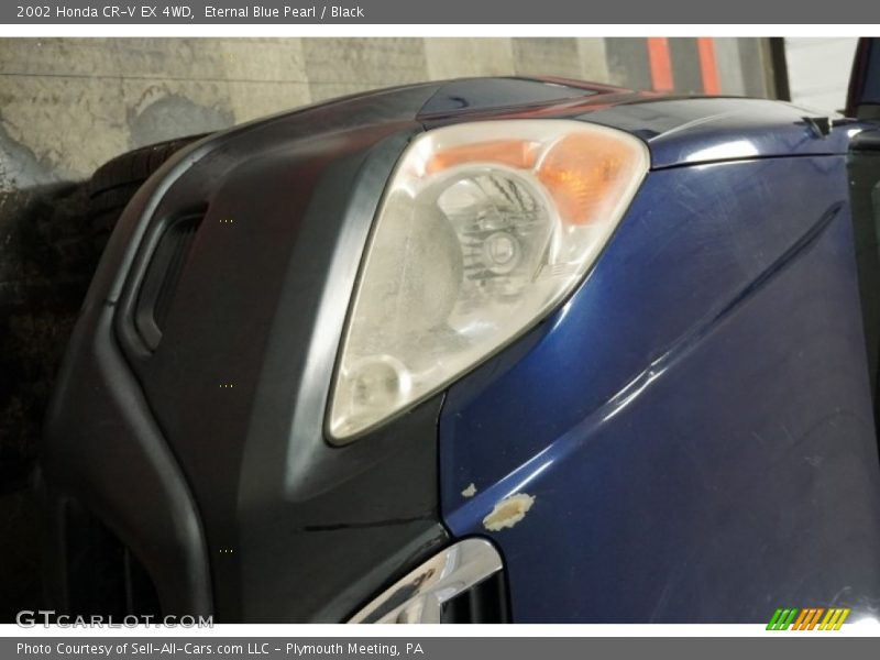 Eternal Blue Pearl / Black 2002 Honda CR-V EX 4WD