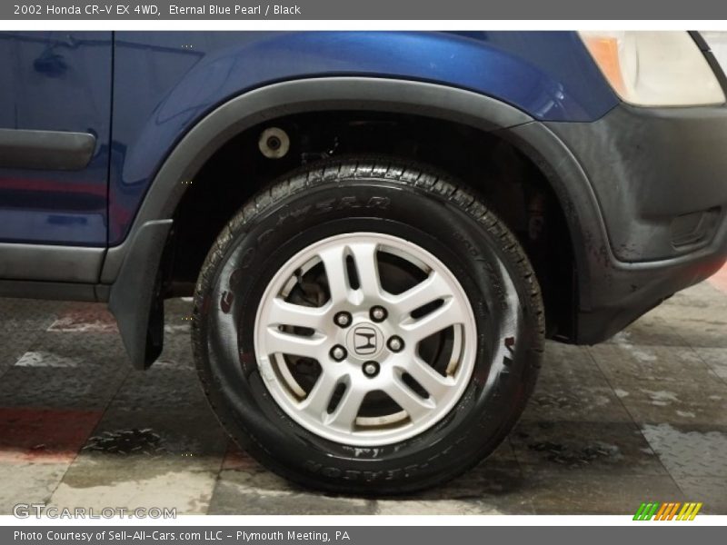 Eternal Blue Pearl / Black 2002 Honda CR-V EX 4WD