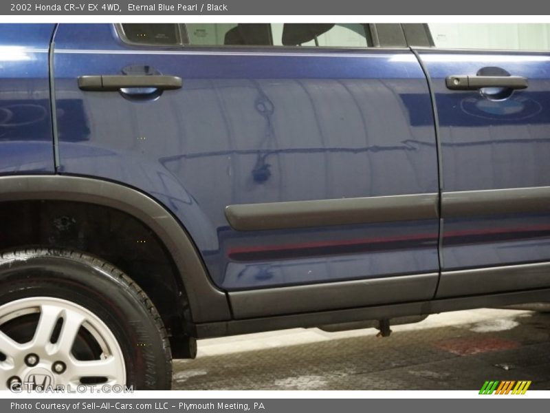 Eternal Blue Pearl / Black 2002 Honda CR-V EX 4WD