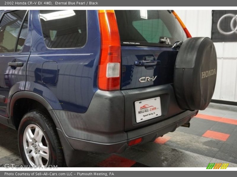 Eternal Blue Pearl / Black 2002 Honda CR-V EX 4WD