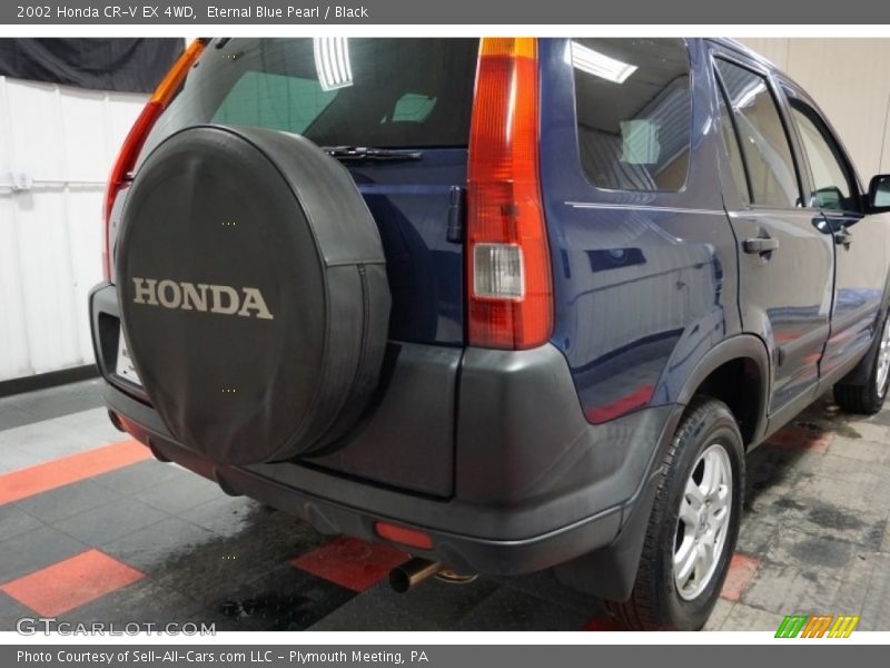 Eternal Blue Pearl / Black 2002 Honda CR-V EX 4WD