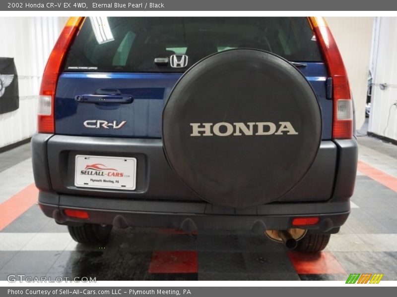Eternal Blue Pearl / Black 2002 Honda CR-V EX 4WD