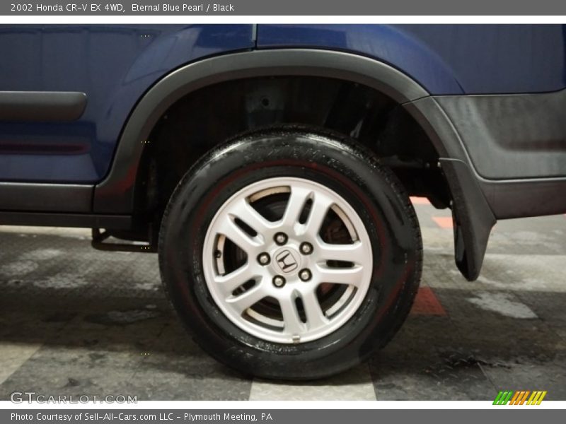Eternal Blue Pearl / Black 2002 Honda CR-V EX 4WD