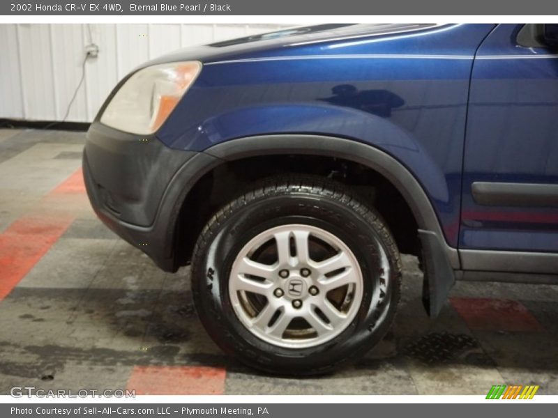 Eternal Blue Pearl / Black 2002 Honda CR-V EX 4WD