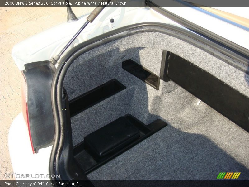 Alpine White / Natural Brown 2006 BMW 3 Series 330i Convertible