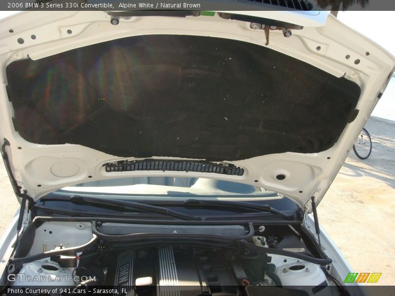 Alpine White / Natural Brown 2006 BMW 3 Series 330i Convertible