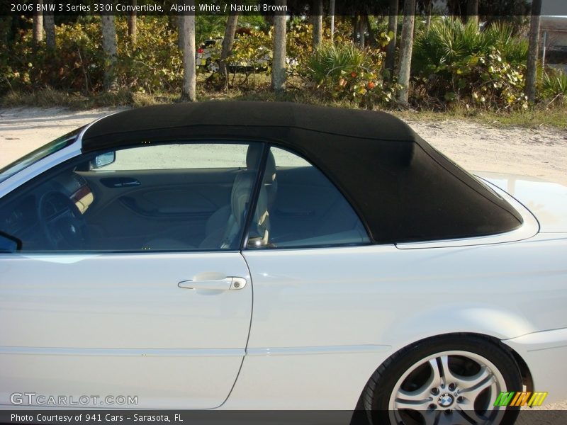 Alpine White / Natural Brown 2006 BMW 3 Series 330i Convertible