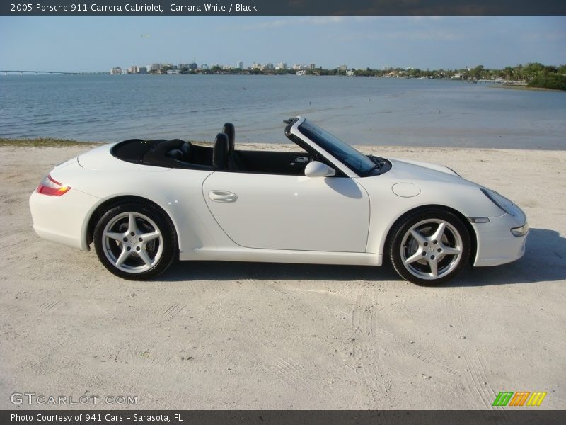 Carrara White / Black 2005 Porsche 911 Carrera Cabriolet