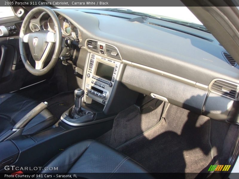 Carrara White / Black 2005 Porsche 911 Carrera Cabriolet