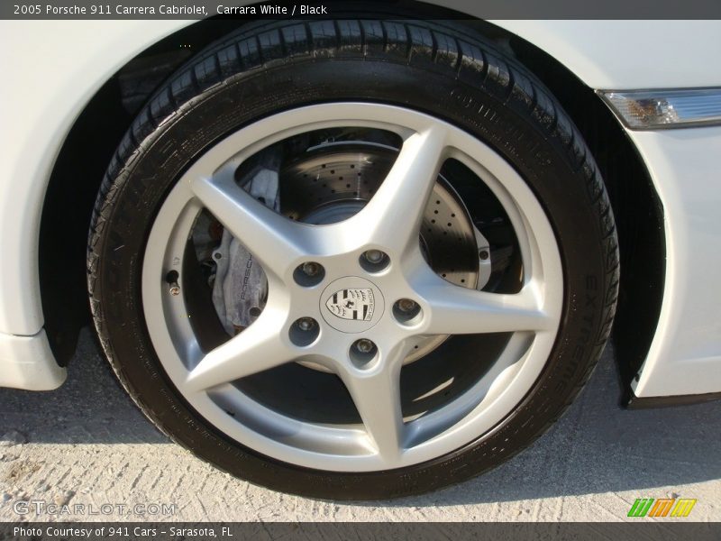 Carrara White / Black 2005 Porsche 911 Carrera Cabriolet