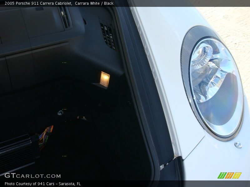 Carrara White / Black 2005 Porsche 911 Carrera Cabriolet