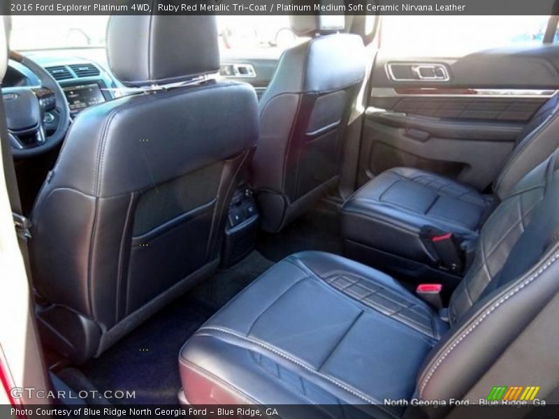 Ruby Red Metallic Tri-Coat / Platinum Medium Soft Ceramic Nirvana Leather 2016 Ford Explorer Platinum 4WD