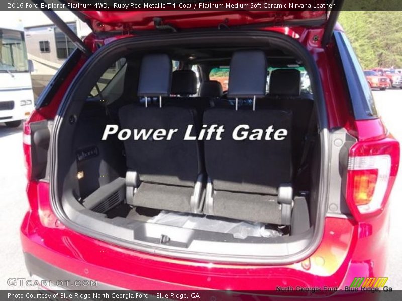 Ruby Red Metallic Tri-Coat / Platinum Medium Soft Ceramic Nirvana Leather 2016 Ford Explorer Platinum 4WD