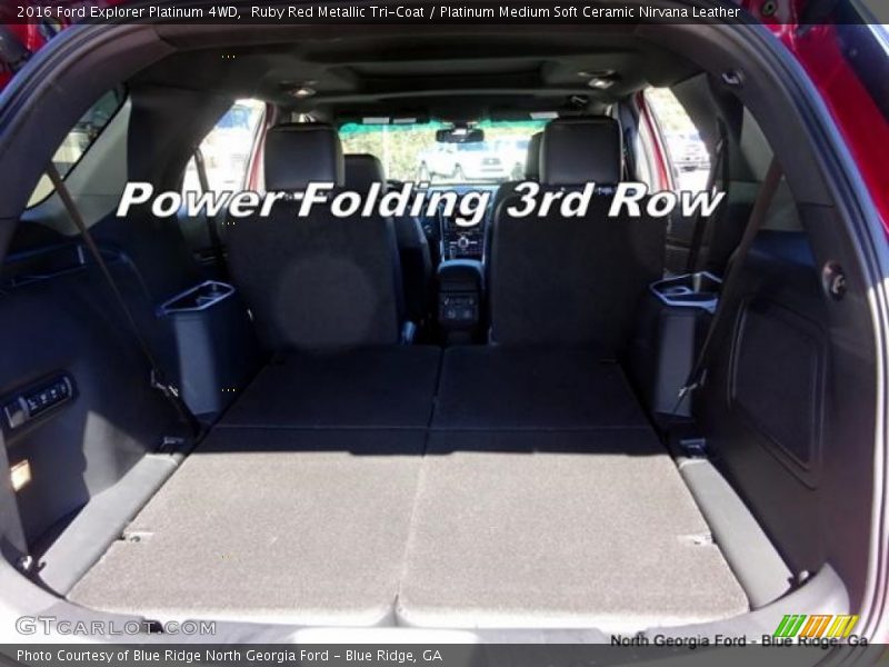 Ruby Red Metallic Tri-Coat / Platinum Medium Soft Ceramic Nirvana Leather 2016 Ford Explorer Platinum 4WD