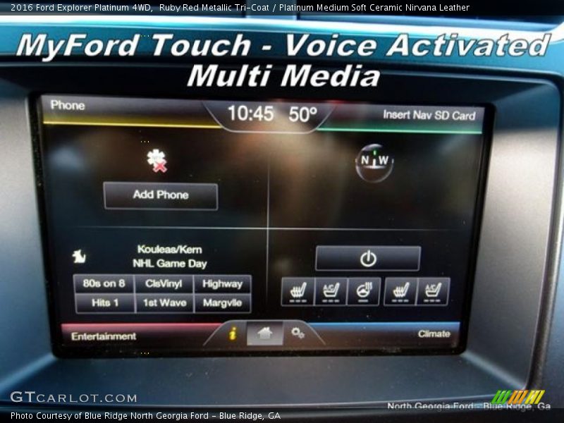 Ruby Red Metallic Tri-Coat / Platinum Medium Soft Ceramic Nirvana Leather 2016 Ford Explorer Platinum 4WD