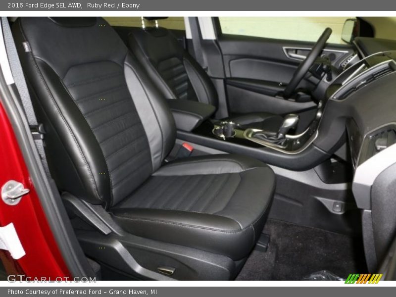 Ruby Red / Ebony 2016 Ford Edge SEL AWD