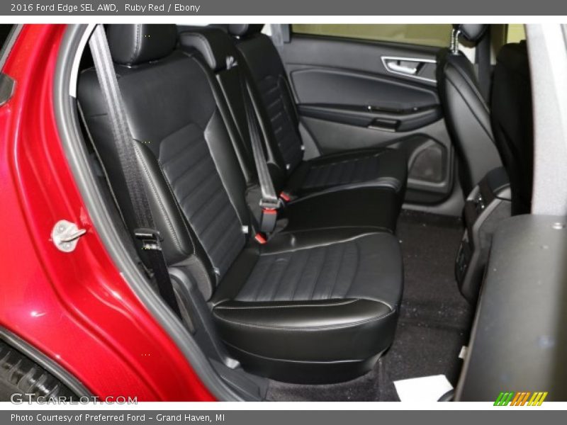 Ruby Red / Ebony 2016 Ford Edge SEL AWD