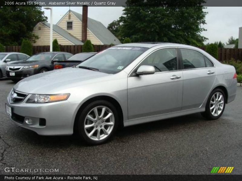 Alabaster Silver Metallic / Quartz Gray 2006 Acura TSX Sedan