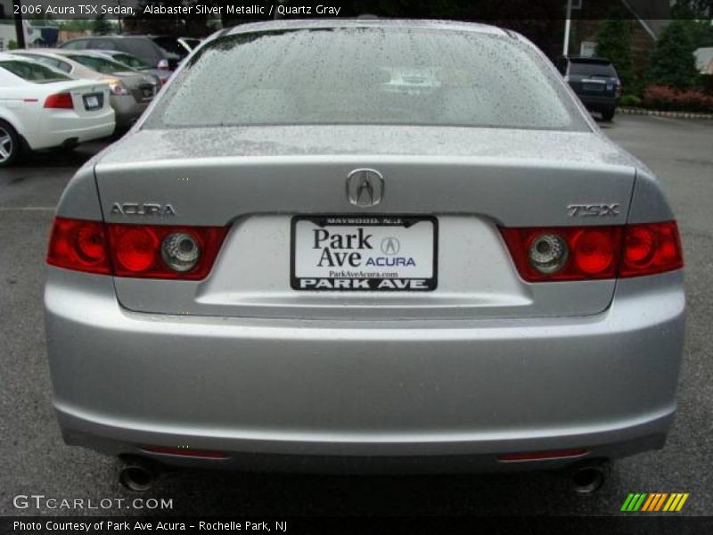 Alabaster Silver Metallic / Quartz Gray 2006 Acura TSX Sedan