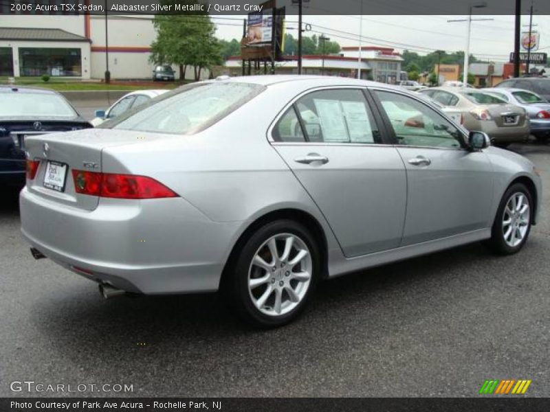 Alabaster Silver Metallic / Quartz Gray 2006 Acura TSX Sedan