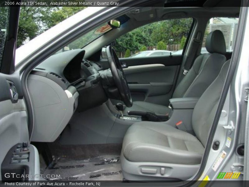 Alabaster Silver Metallic / Quartz Gray 2006 Acura TSX Sedan