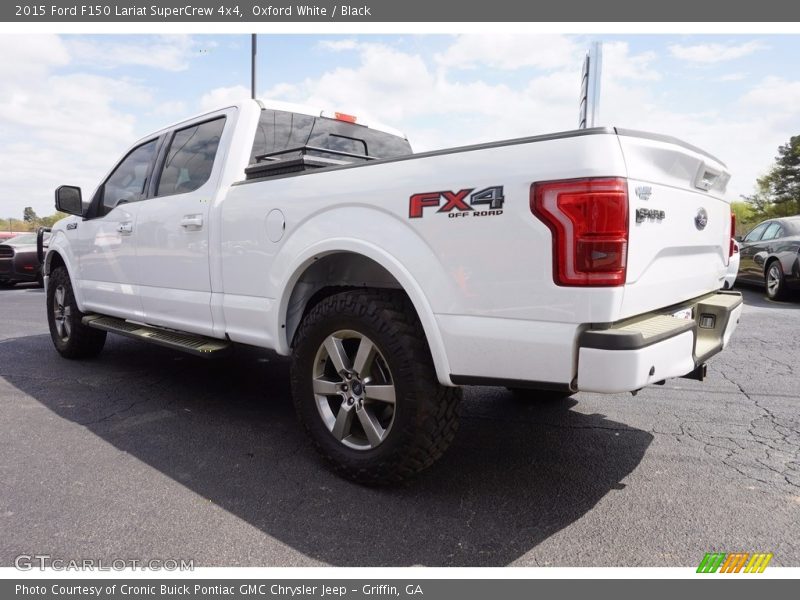 Oxford White / Black 2015 Ford F150 Lariat SuperCrew 4x4