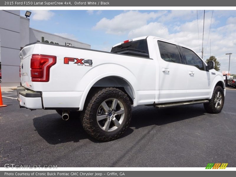 Oxford White / Black 2015 Ford F150 Lariat SuperCrew 4x4