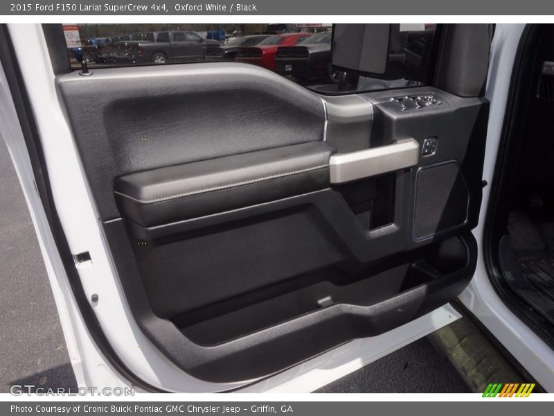 Oxford White / Black 2015 Ford F150 Lariat SuperCrew 4x4