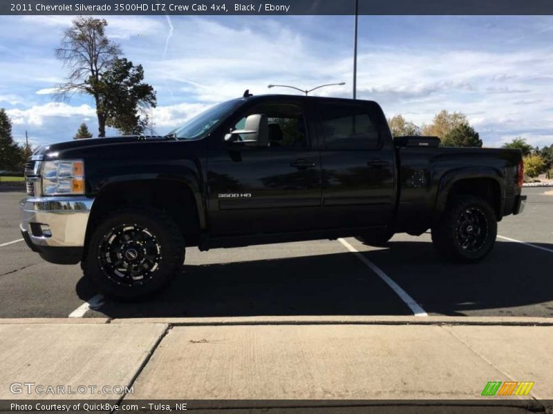 Black / Ebony 2011 Chevrolet Silverado 3500HD LTZ Crew Cab 4x4