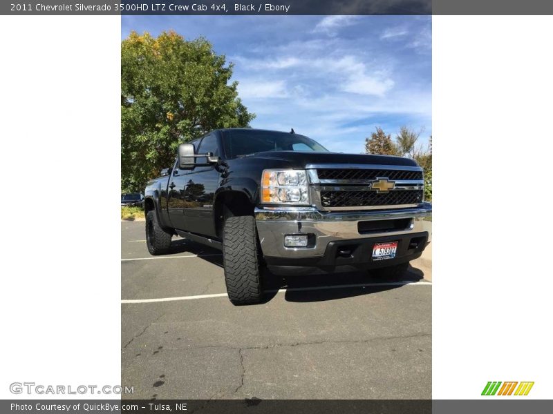 Black / Ebony 2011 Chevrolet Silverado 3500HD LTZ Crew Cab 4x4