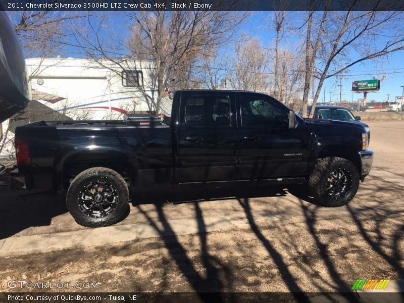 Black / Ebony 2011 Chevrolet Silverado 3500HD LTZ Crew Cab 4x4