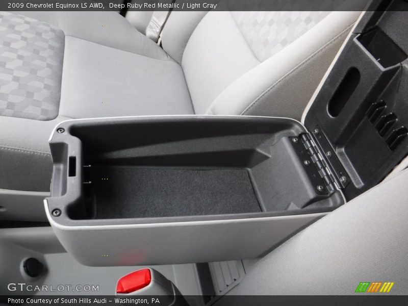 Deep Ruby Red Metallic / Light Gray 2009 Chevrolet Equinox LS AWD